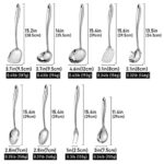 304 Stainless Steel Kitchen Utensil Set – 9 PCS Serving Utensils, Cooking Utensil, Solid Spoon, Slotted Spoon, Fork, Spatula, Ladle, Skimmer Spoon, Slotted Spatula Tunner, Spaghetti Spoon, Large Spoon