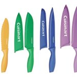 Cuisinart 12-Piece Kitchen Knife Set, Multicolor Advantage Cutlery, C55-01-12PCKS