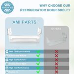 242126602 Refrigerator Door Bin Replacement Part Fits for Frigi.daire Refrigerator Door Shelf 2421266 AP6278233 PS12364199 FFSS2625TS0 LFSS2612TF0 Door Bin Lower Side Shelf by AMI PARTS (2 Pack)