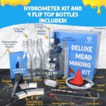 Blue Ox Brewing DELUXE Mead Making Kit with Storage Bottles, Hydrometer & Extra Yeast Nutrients – Honey Wine Making Kit – Mead Kit Complete – Mead Supplies for 1 Gallon of Mead – Mead Brewing Kit